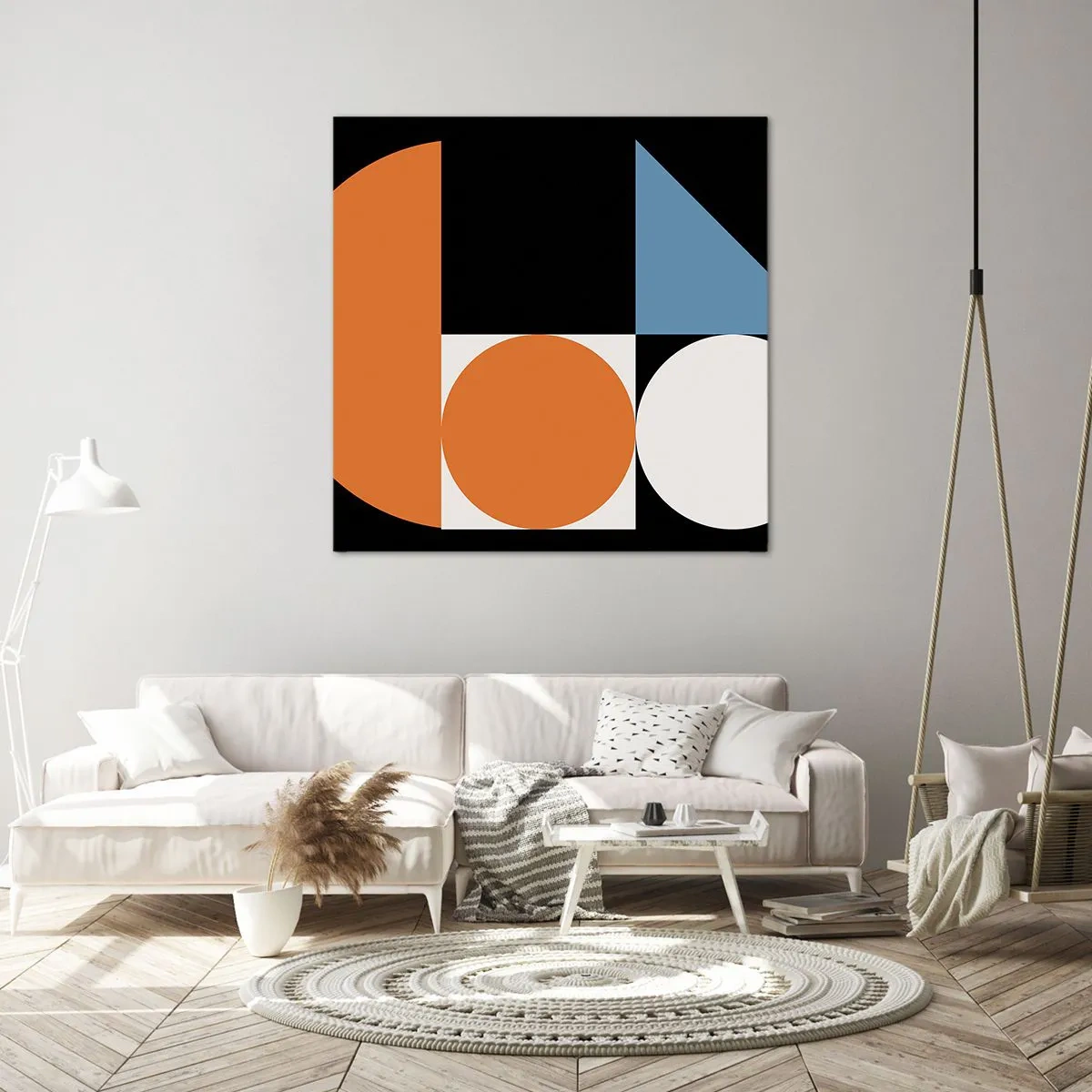 Impression sur toile - Image sur toile - Rangement de figures - 40x40 cm