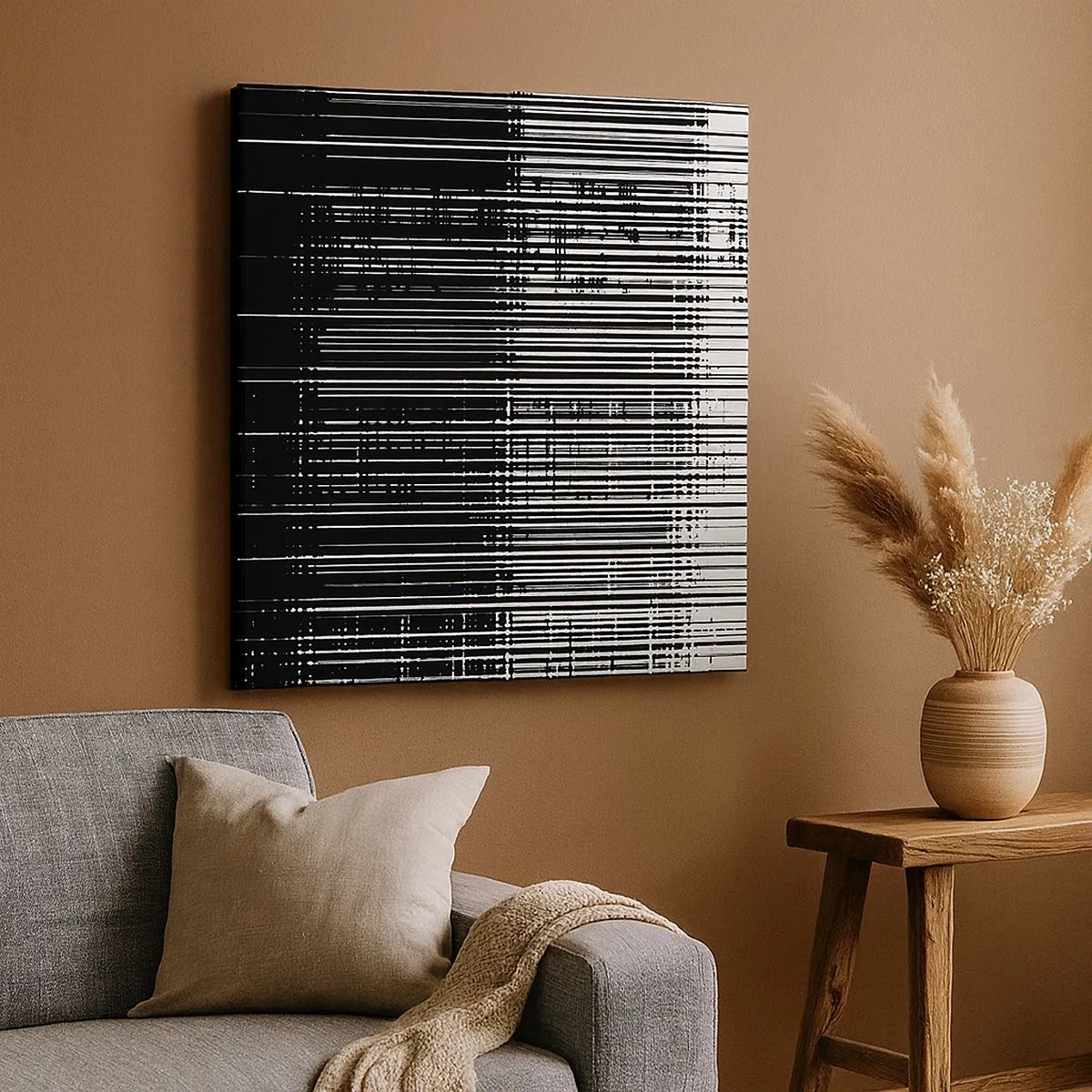 Impression sur toile - Image sur toile - Ondes et vibrations - 30x30 cm