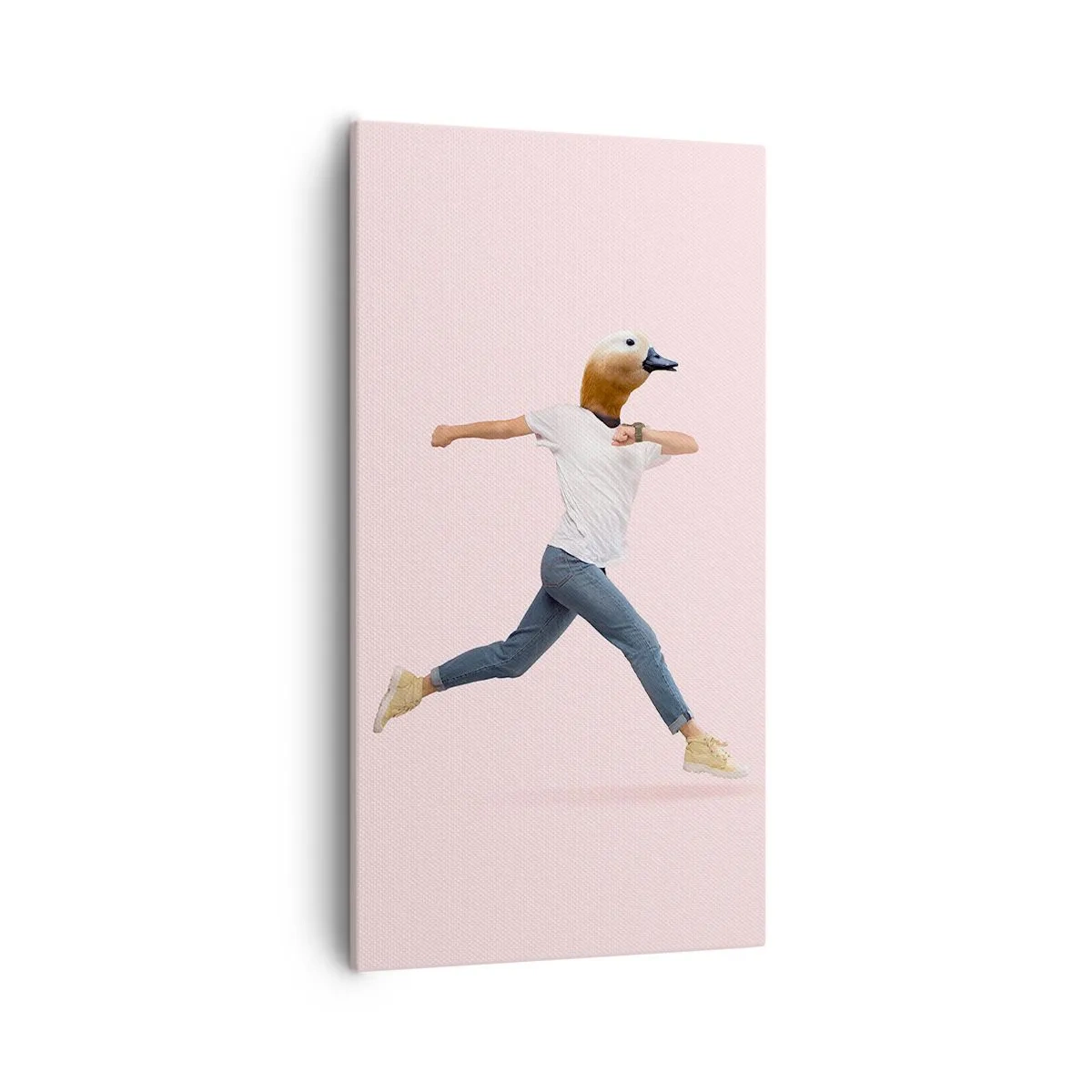 Impression sur toile - Image sur toile - Une pincée d'absurdité - 55x100 cm