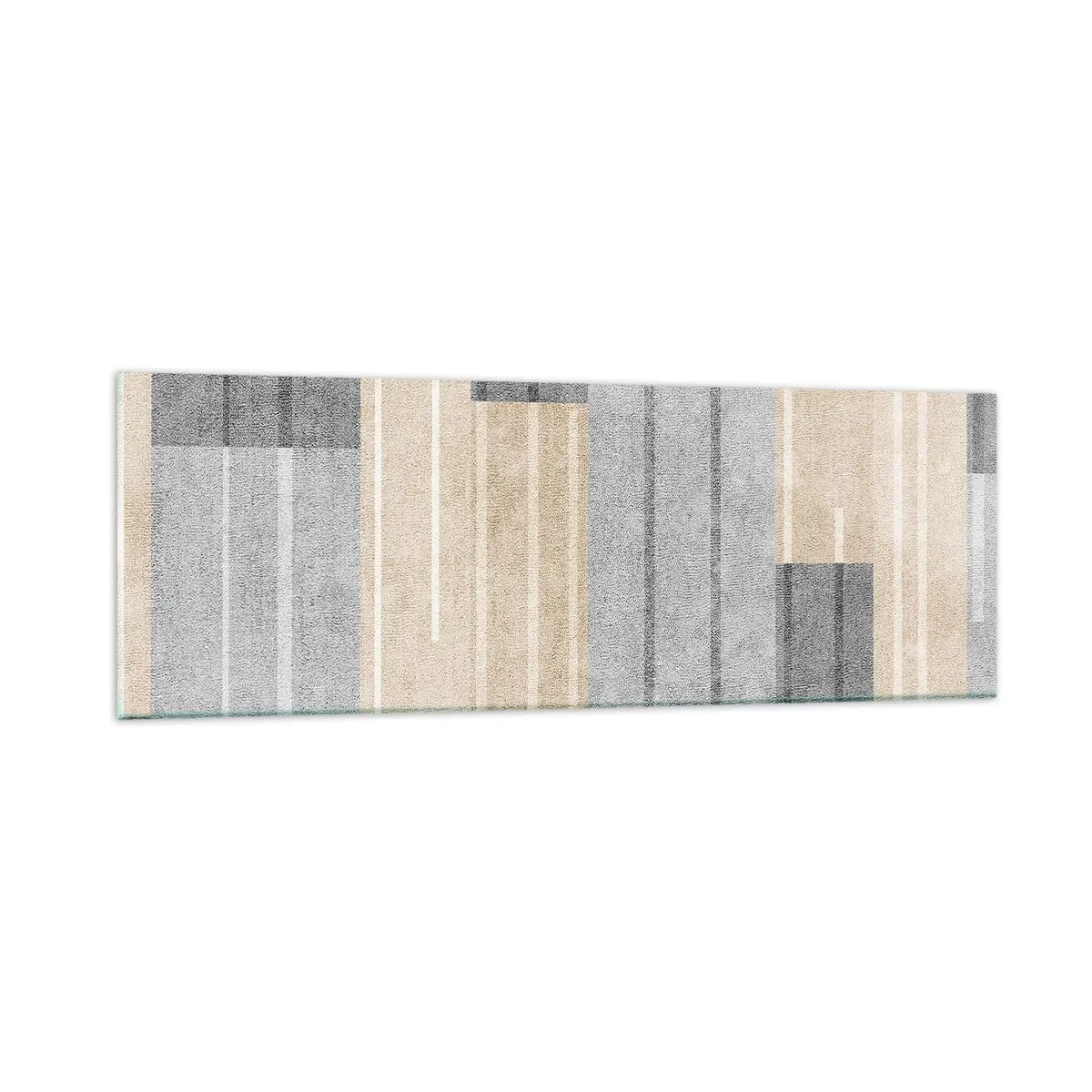 Impression sur verre - Image sur verre - Composition : se tenir droit - 90x30 cm