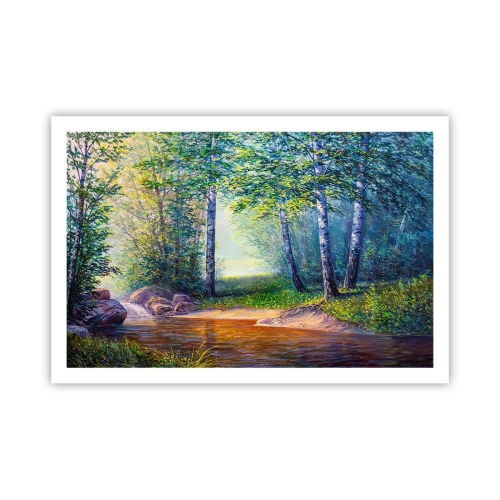 Affiche - Poster - Paysage idyllique - 91x61 cm