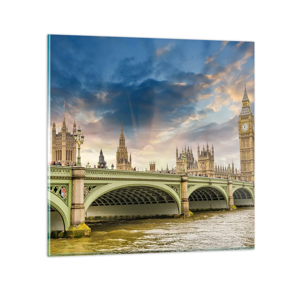 Impression sur verre - Image sur verre - Le temps s'est arrêté dans l'Empire - 50x50 cm