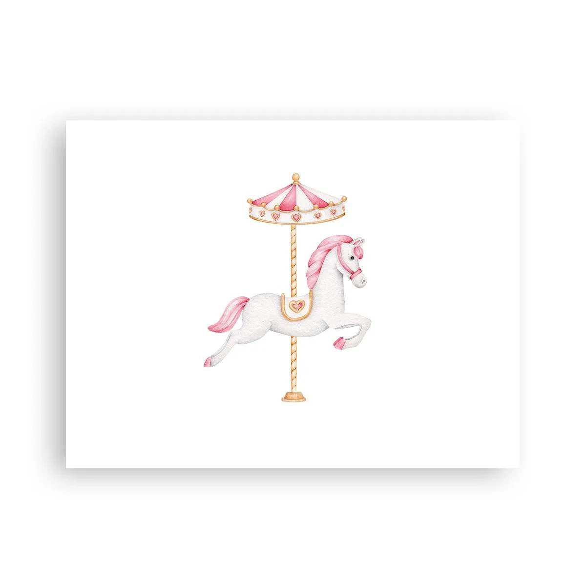 Affiche - Poster - Les sabots en avant - 40x30 cm