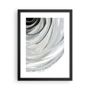 Affiche dans un cadre noir - Poster - Composition orbitale - 30x40 cm