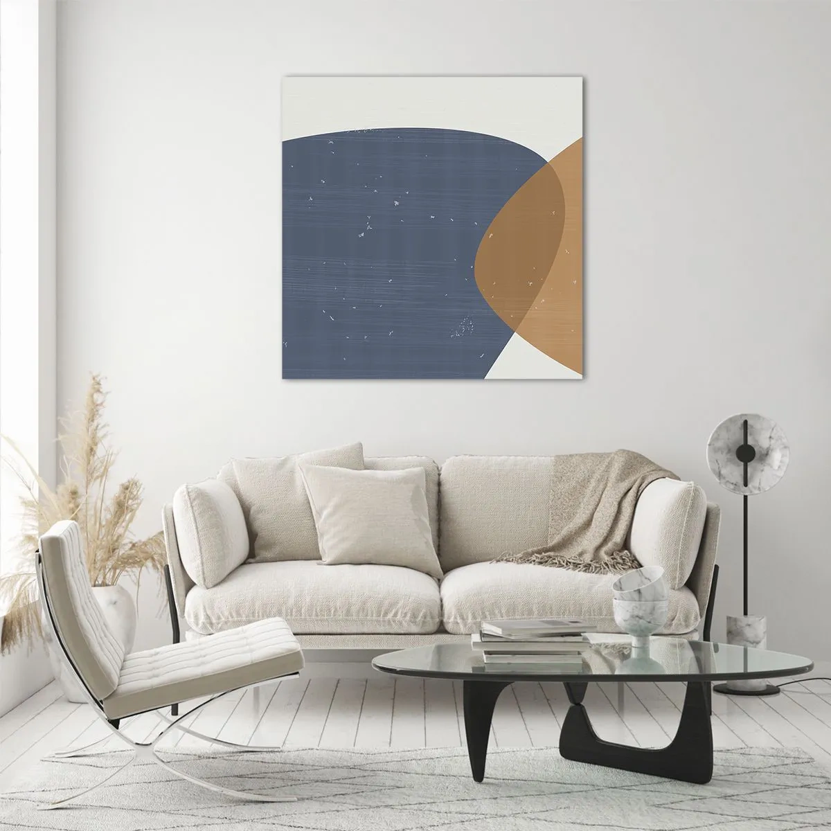 Impression sur verre - Image sur verre - Ovales et influences - 70x70 cm