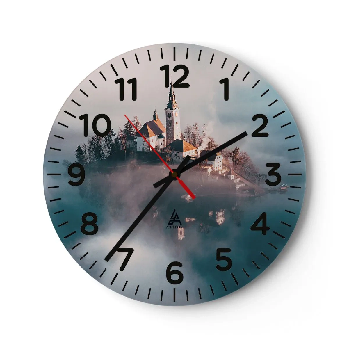 Horloge murale - Pendule murale - Île de rêve - 30x30 cm