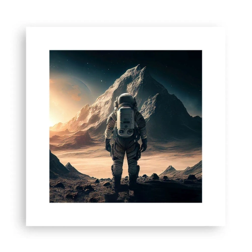 Affiche - Poster - Nouveau défi - 30x30 cm