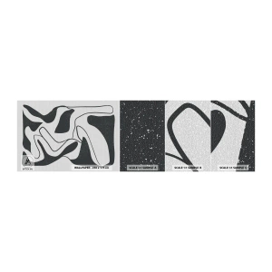 Échantillon de Papier Peint Autocollant Deluxe Sticker - Amusement de labyrinthe abstrait - Bohème, Minimalisme, Morceau - 100x30 cm