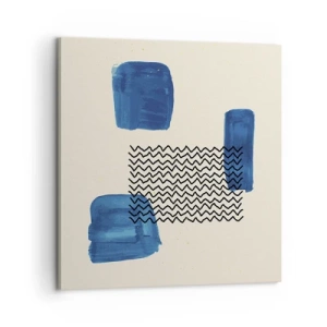 Impression sur toile - Image sur toile - Quatuor abstrait - 60x60 cm