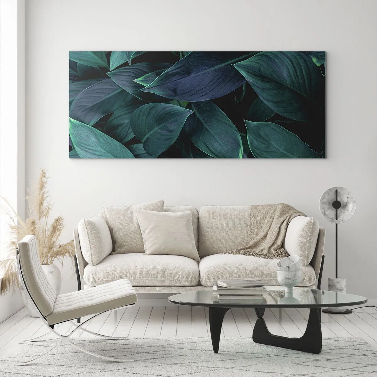 Impression sur verre - Image sur verre - le vert lui-même - 100x40 cm