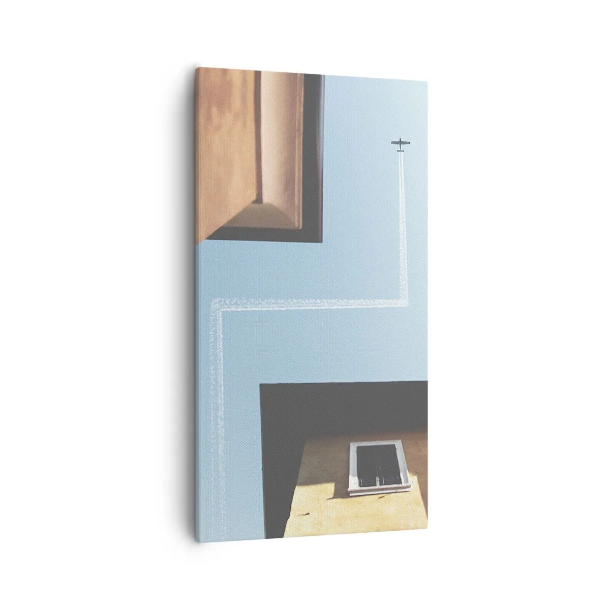 Impression sur toile - Image sur toile - Au-dessus du labyrinthe de la ville - 55x100 cm