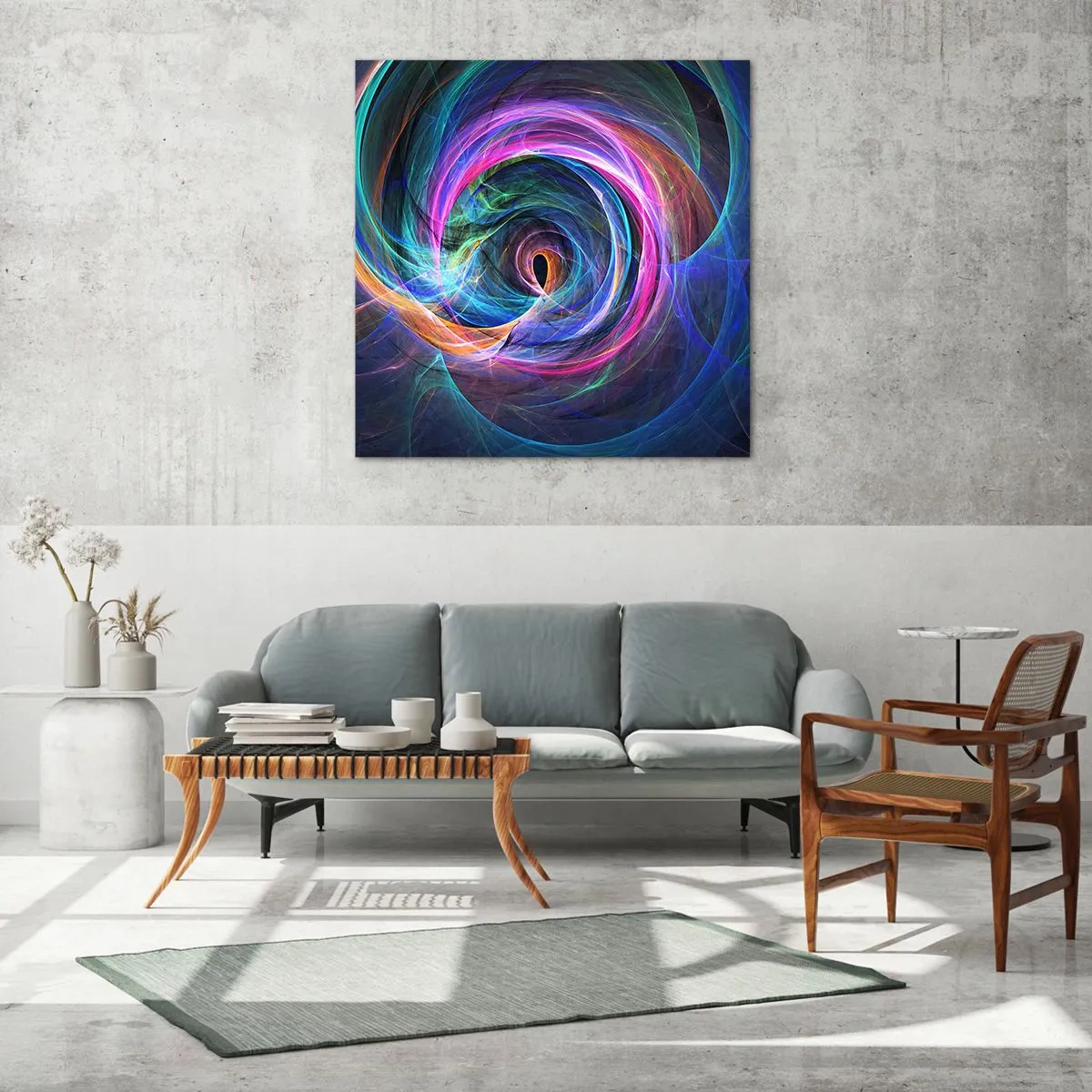 Impression sur verre - Image sur verre - Où m'emmènes-tu ? - 40x40 cm