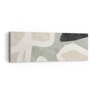 Impression sur toile - Image sur toile - Composition pour motif noir - 90x30 cm