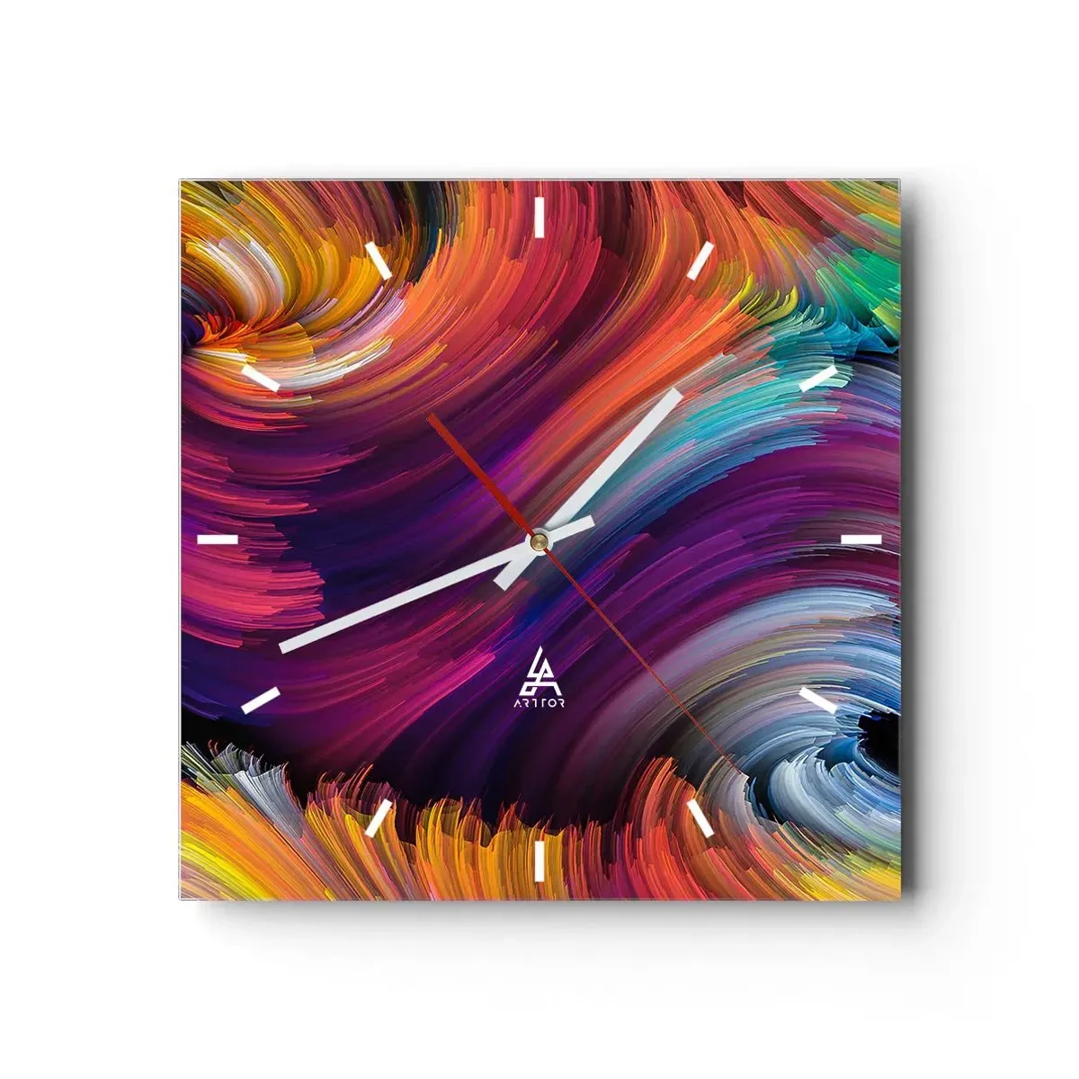 Horloge murale - Pendule murale - Le début d'un nouveau monde - 40x40 cm