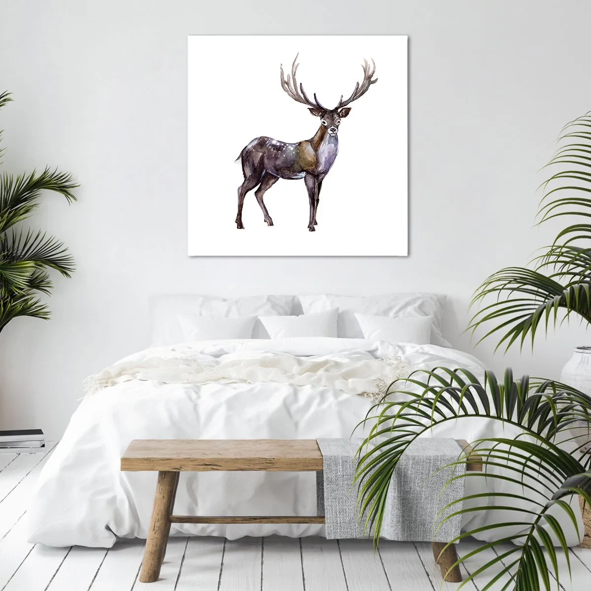 Impression sur toile - Image sur toile - Roi de la forêt du nord - 60x60 cm