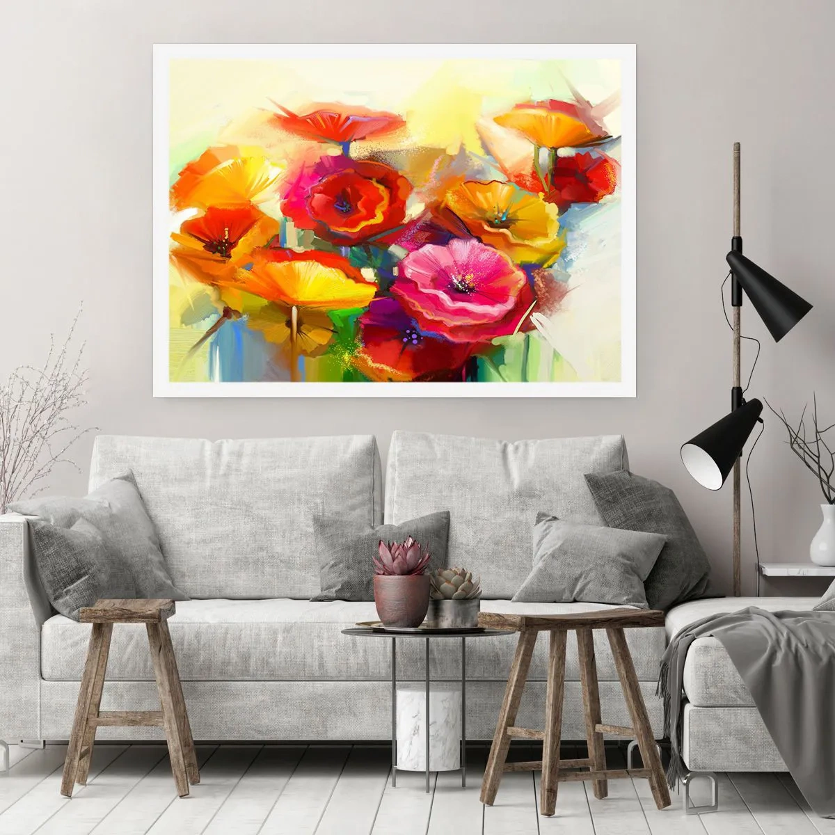 Affiche - Poster - Pas seulement rouge - 50x40 cm