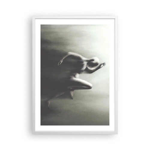 Affiche dans un cadre blanc - Poster - Inarrêtable - 50x70 cm