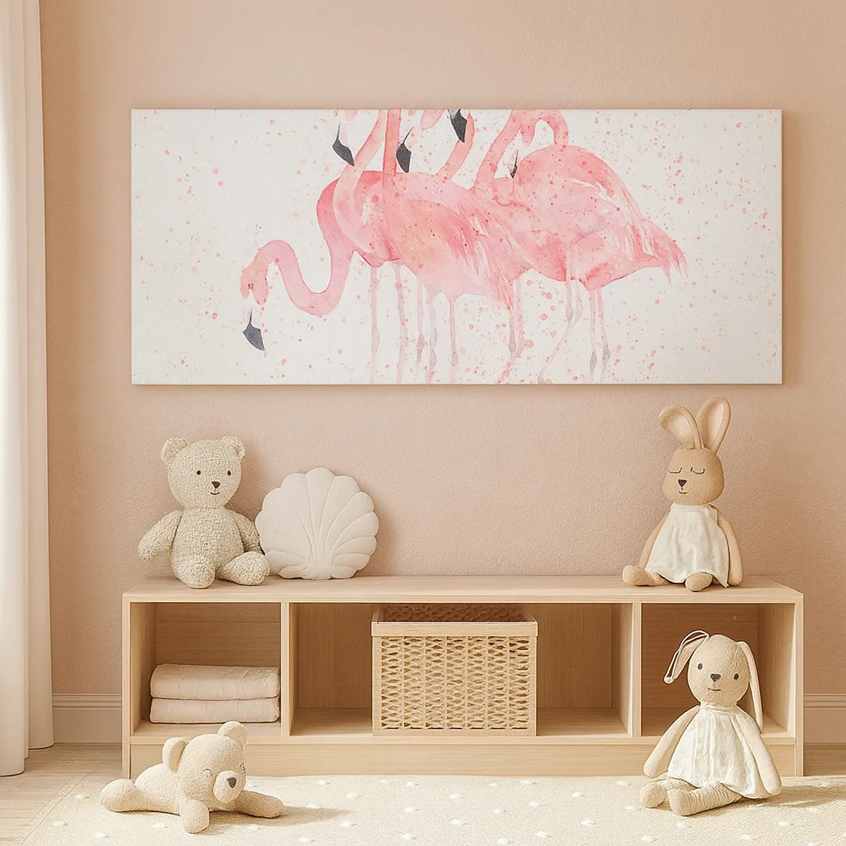 Impression sur toile - Image sur toile - Ensemble rose - 30x30 cm