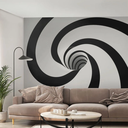 Papier Peint Photo Premium Canvas - Céder au vortex ? - Abstraction, 3D, Vortex - 400x280 cm
