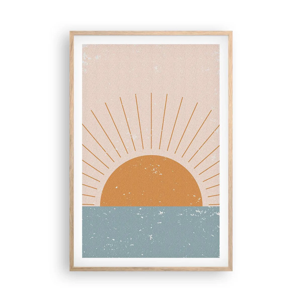 Affiche dans un chêne clair - Poster - Un miracle au quotidien - 61x91 cm