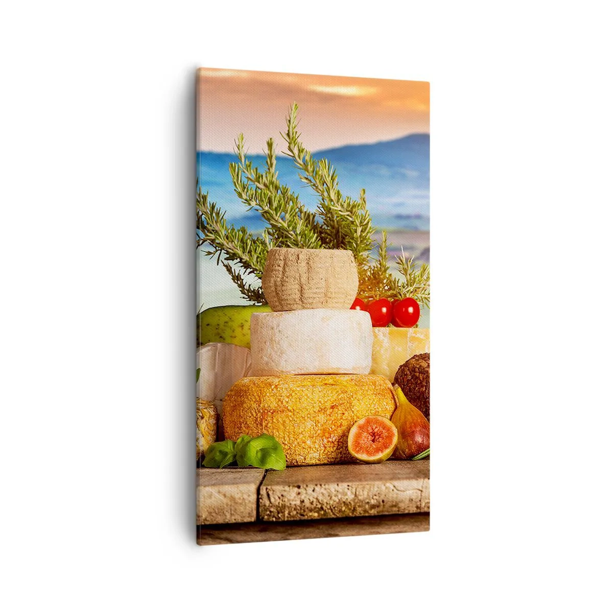 Impression sur toile - Image sur toile - La joie de vivre à l'italienne - 55x100 cm