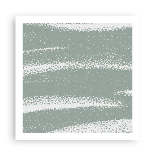 Affiche - Poster - Abstraction dans un climat hivernal - 60x60 cm