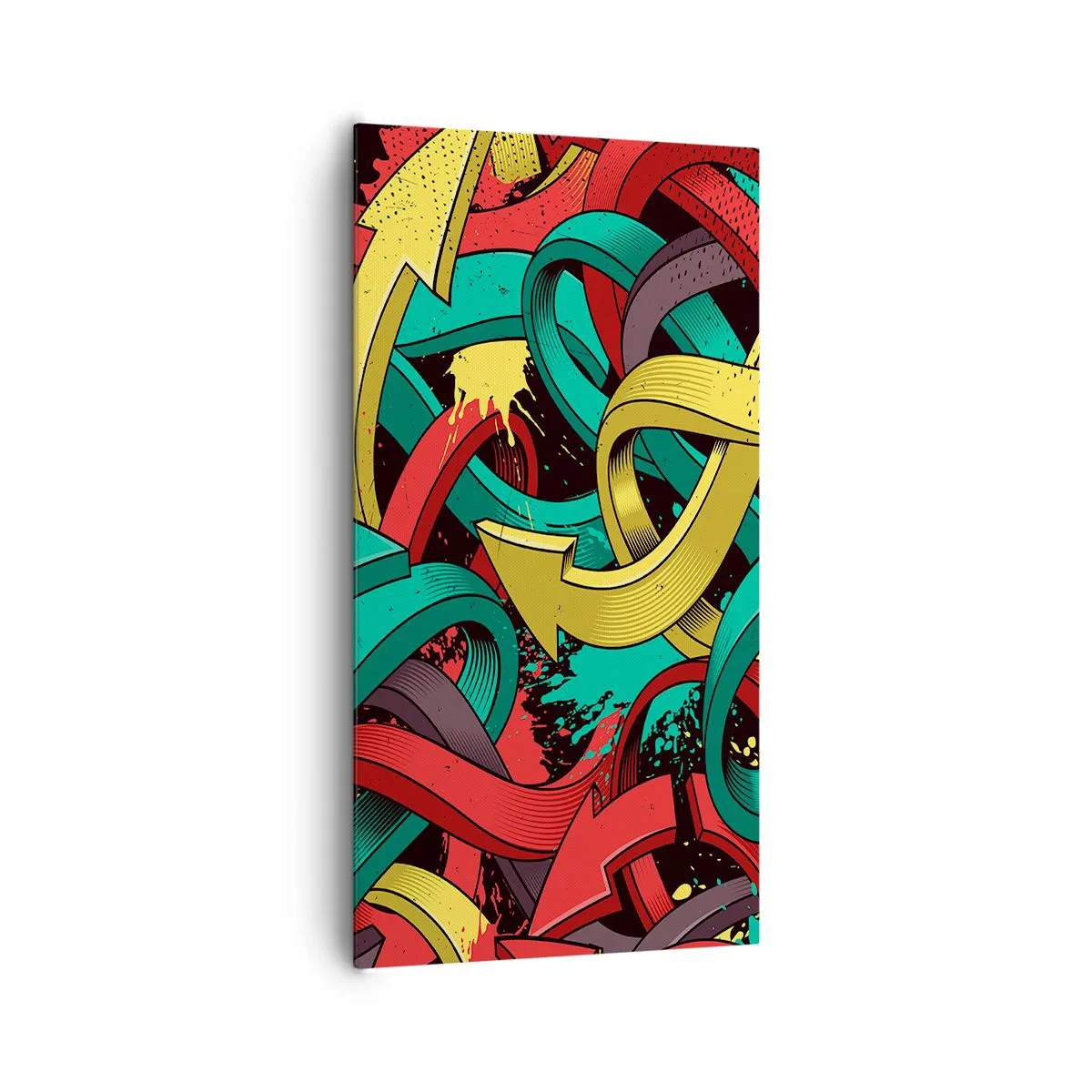 Impression sur toile - Image sur toile - Quel chemin vers le but ? - 65x120 cm