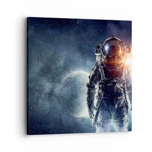 Impression sur toile - Image sur toile - Aventure spatiale - 30x30 cm