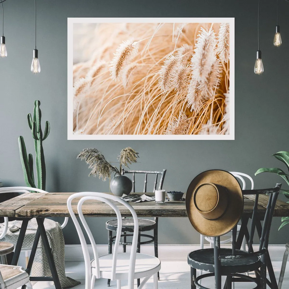 Affiche - Poster - Le bruissement doré de l'herbe - 91x61 cm