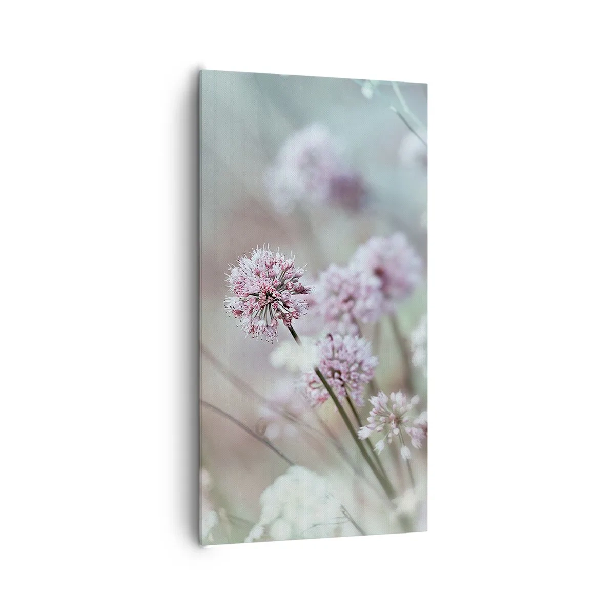 Impression sur toile - Image sur toile - Herbes douces en filigrane - 65x120 cm