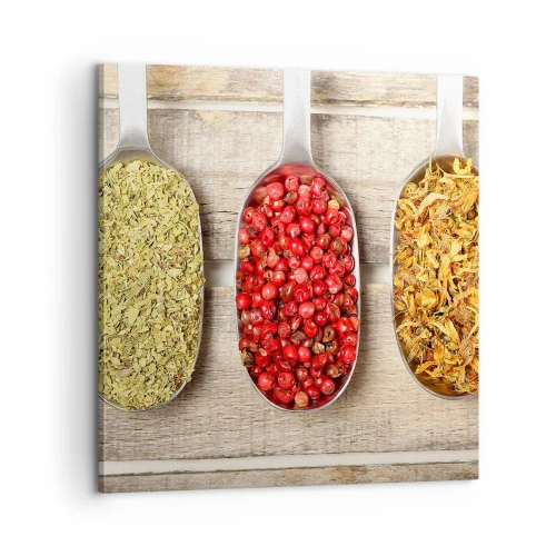 Impression sur toile - Image sur toile - Magie de la cuisine - 60x60 cm