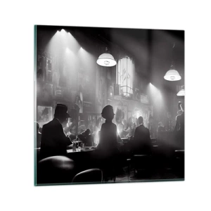 Impression sur verre - Image sur verre - Dans une ambiance jazz - 50x50 cm