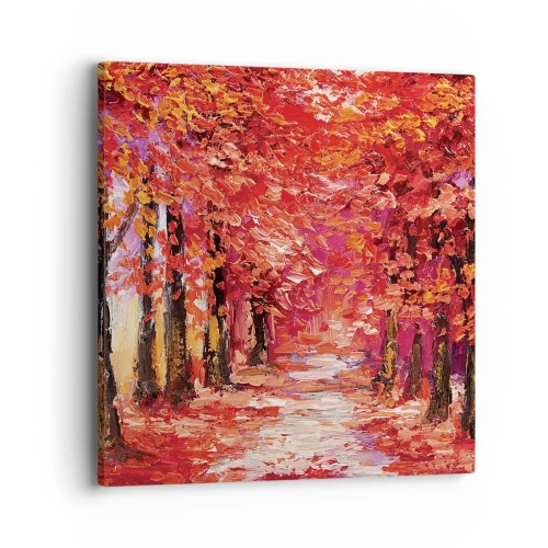 Impression sur toile - Image sur toile - Impression d'automne - 40x40 cm
