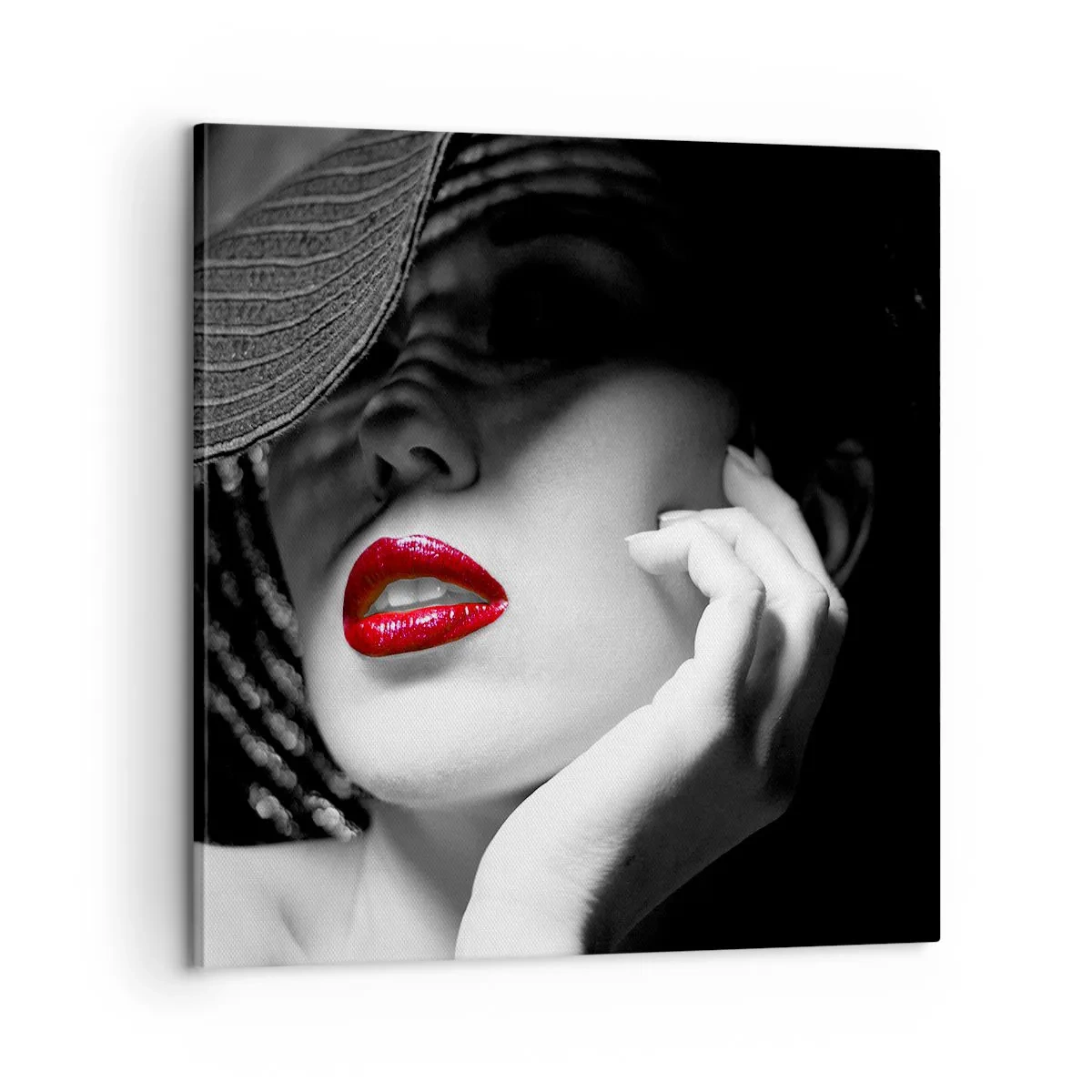 Impression sur toile - Image sur toile - Étude écarlate - 60x60 cm