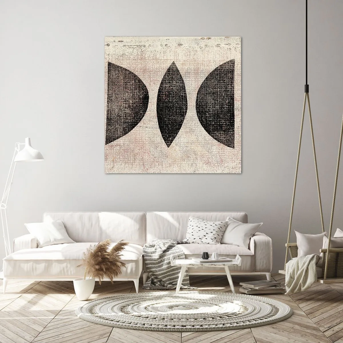 Impression sur toile - Image sur toile - Abstraction ethnique - 60x60 cm