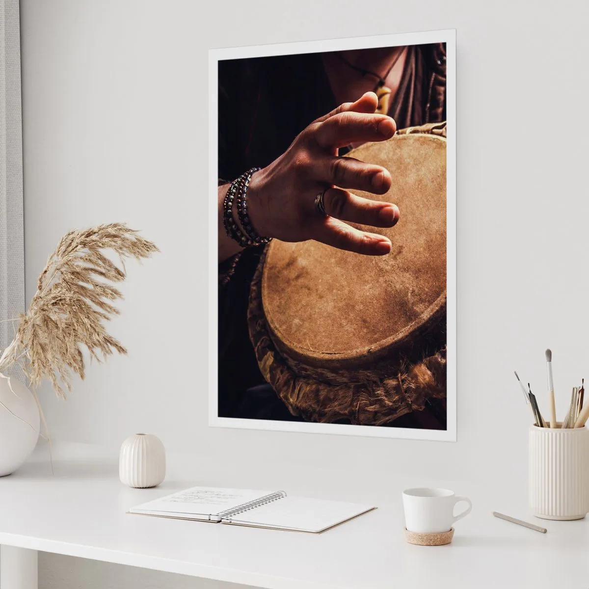 Affiche - Poster - Au rythme du coeur - 40x50 cm