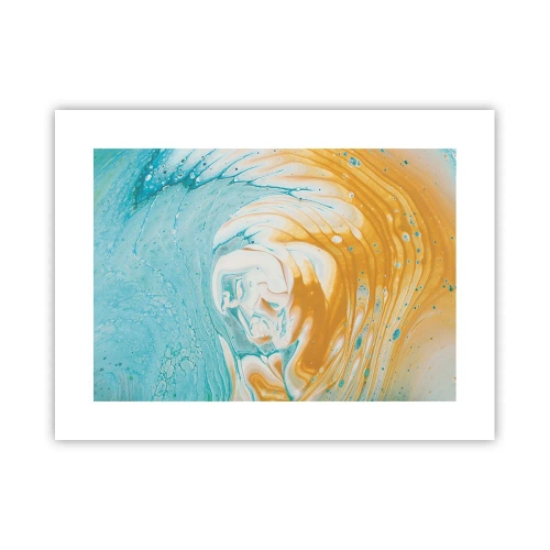 Affiche - Poster - Tourbillon pastel - 40x30 cm