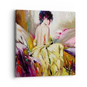 Impression sur toile - Image sur toile - Entre les lèvres et le bord de la tasse - 40x40 cm