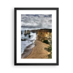 Affiche dans un cadre noir - Poster - Beauté brute - 30x40 cm