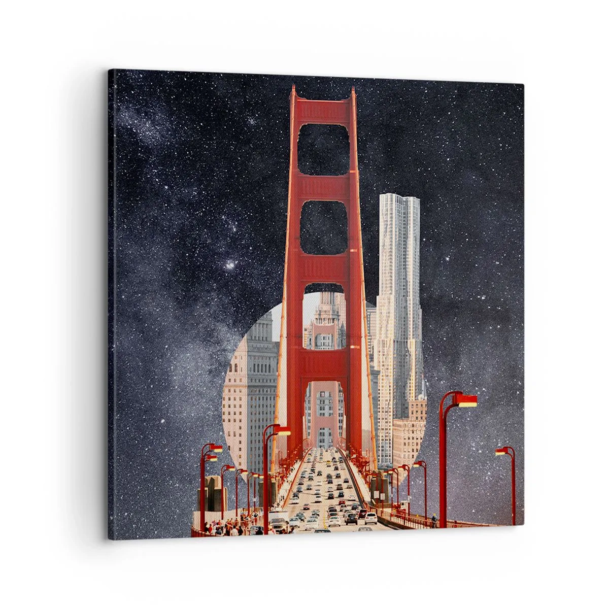 Impression sur toile - Image sur toile - Toujours au centre - 60x60 cm