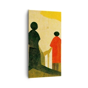 Impression sur toile - Image sur toile - La route est encore longue - 65x120 cm