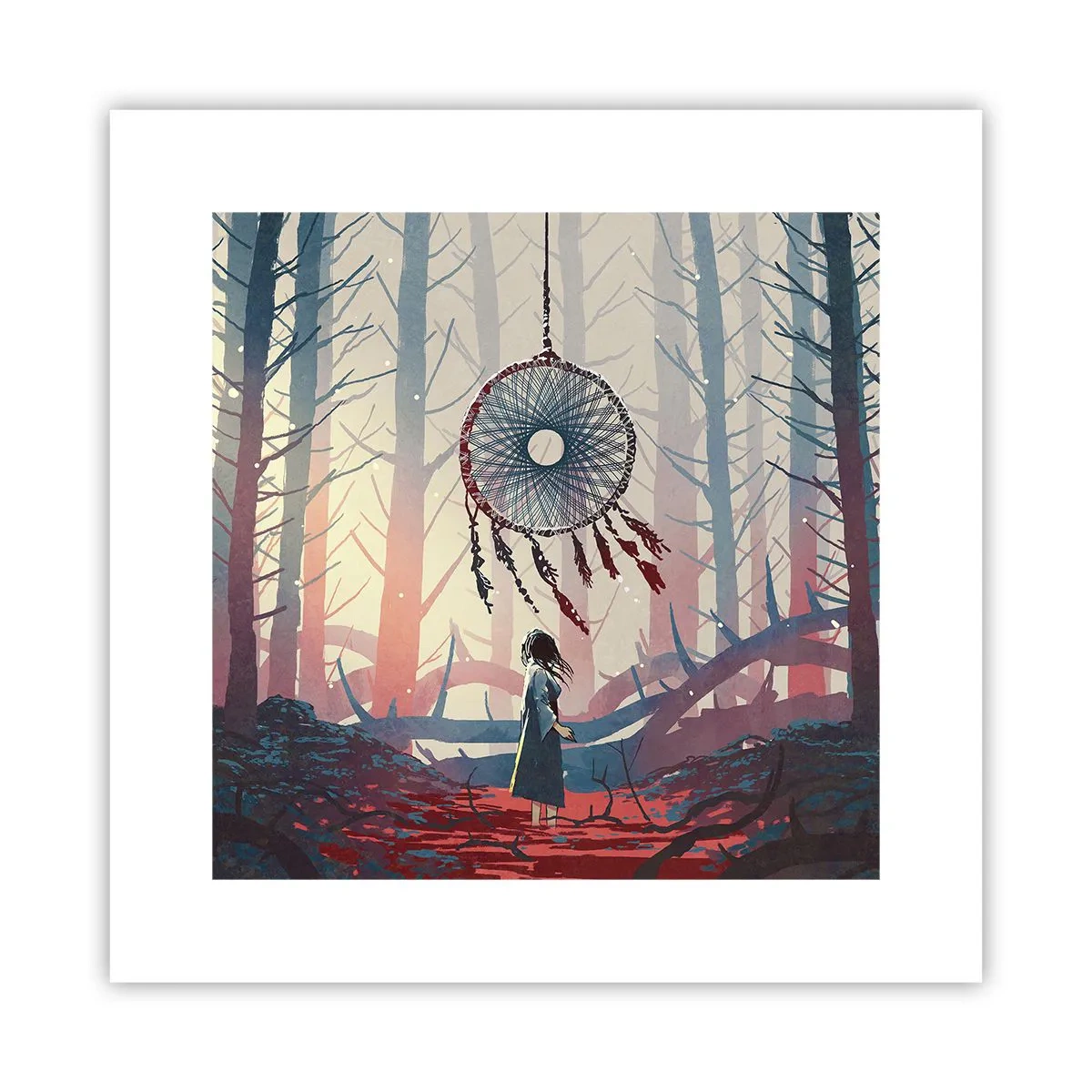 Affiche - Poster - Rituel secret du bonheur - 30x30 cm