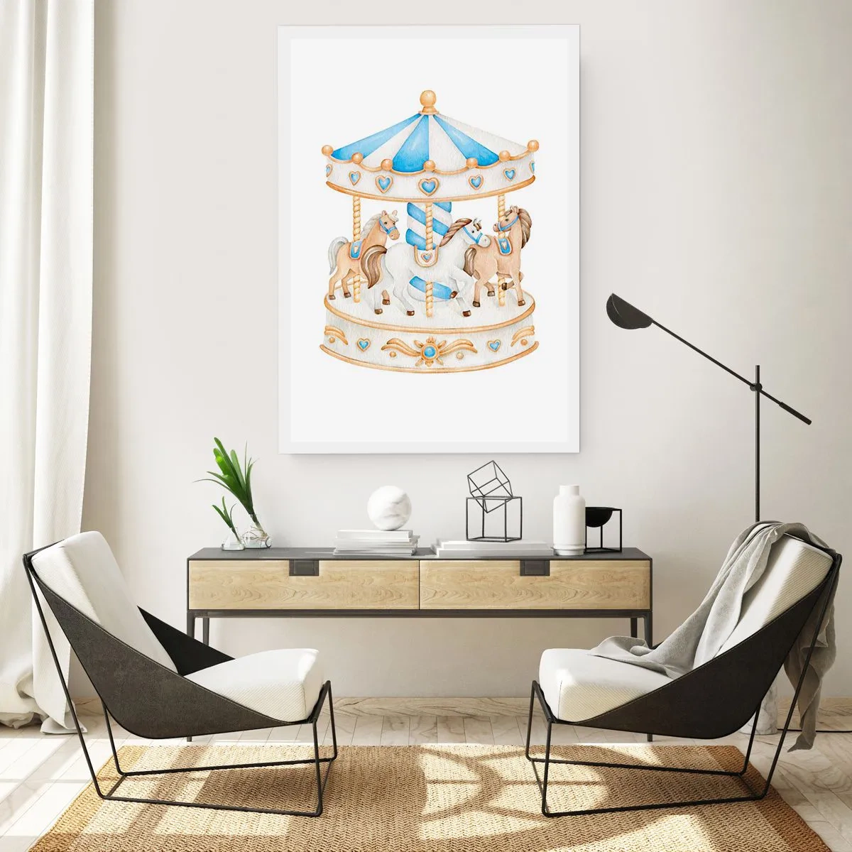 Affiche - Poster - Douce enfance - 30x40 cm