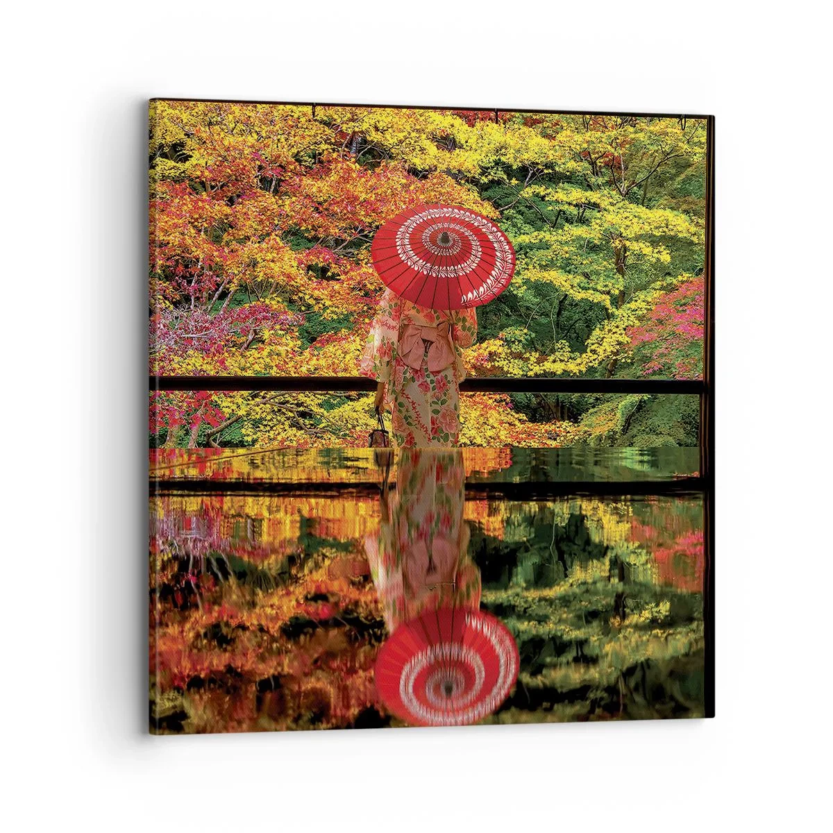 Impression sur toile - Image sur toile - Dans le temple de la nature - 70x70 cm