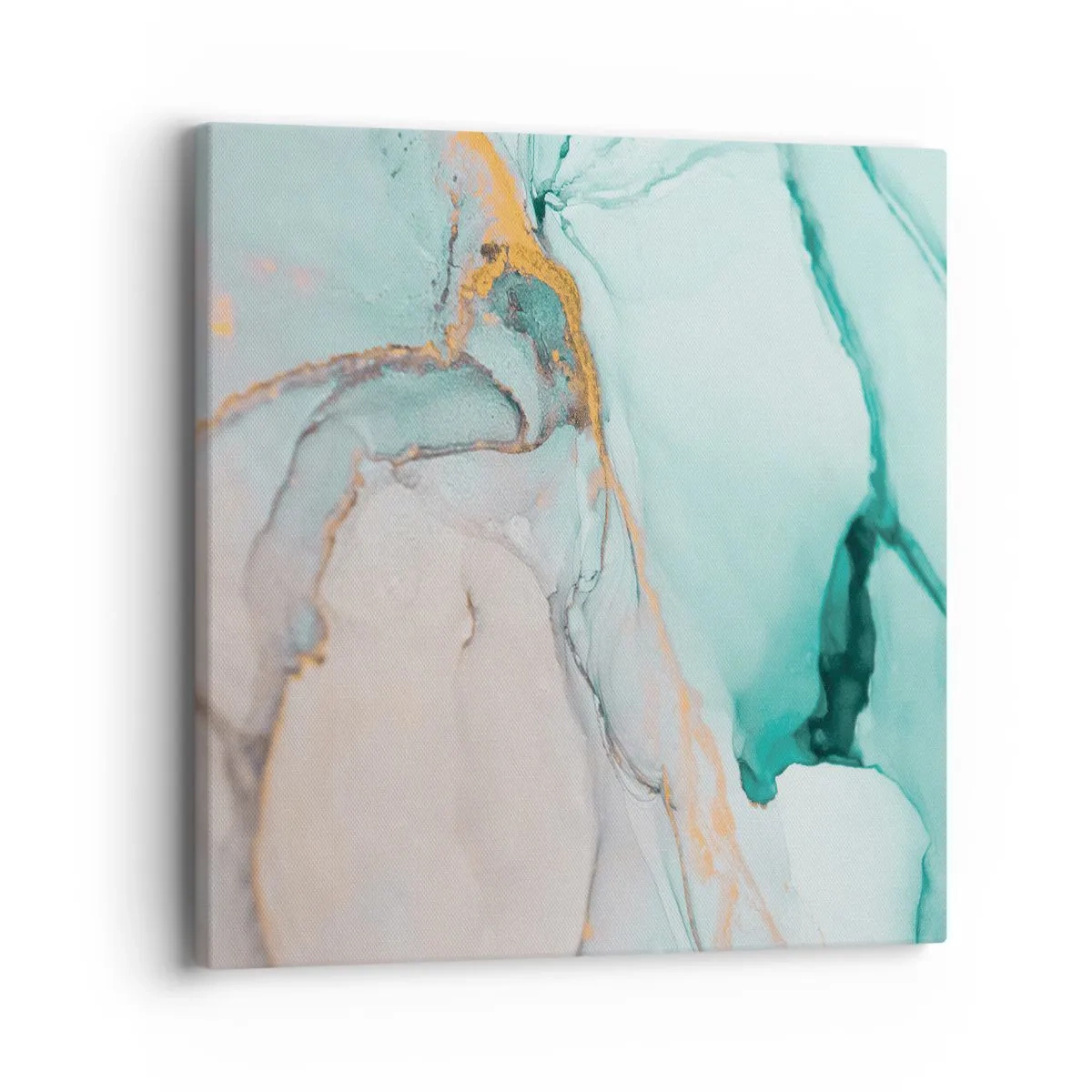 Impression sur toile - Image sur toile - Danse des formes et des couleurs - 40x40 cm