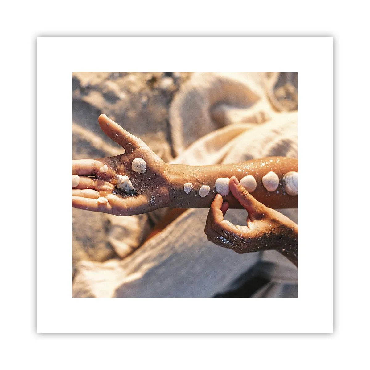 Affiche - Poster - La beauté à portée de main - 30x30 cm