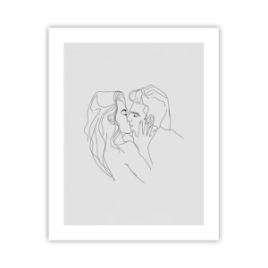 Affiche - Poster - La même ligne - 40x50 cm