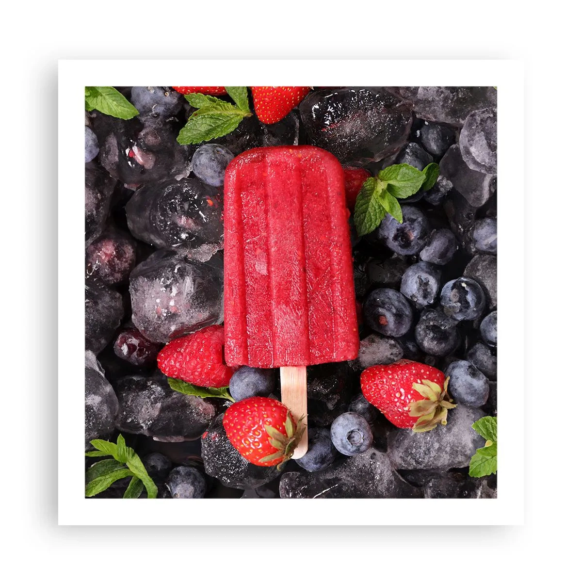 Affiche - Poster - Le goût d’un été chaud - 60x60 cm