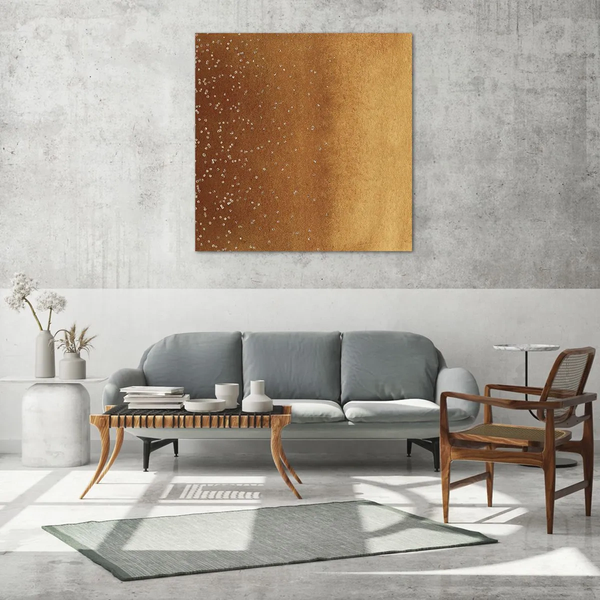 Impression sur verre - Image sur verre - Origine du monde - 70x70 cm