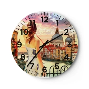Horloge murale - Pendule murale - Pour une aventure c'est uniquement dans ... - 30x30 cm
